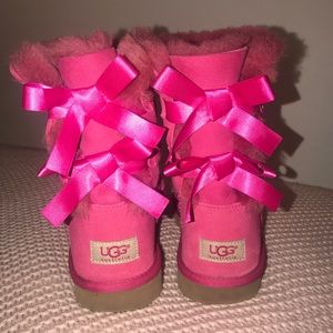 Pink Bow UGG Boots | Bailey Bow💕